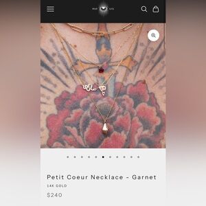 16 inch 14k lobster clasp chain from fiat lux petit coeur necklace (chain only)